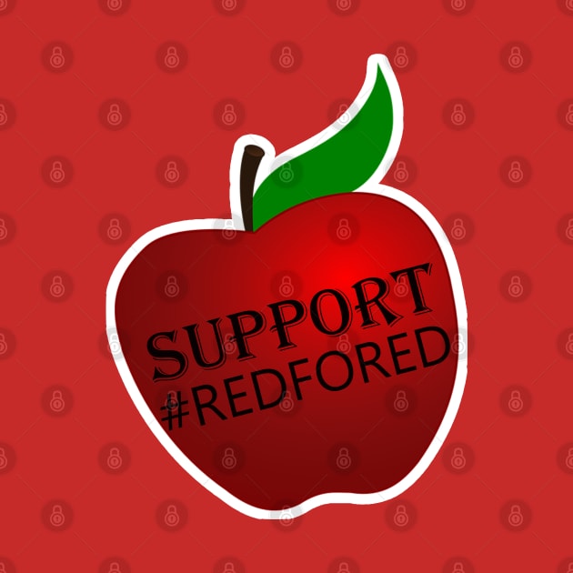 Teacher Support Wear Red for Public Ed School Support Shirt by tamdevo1