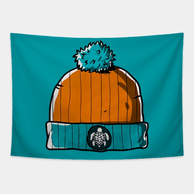 VSCO HAT GIRL TURTLE Tapestry by A Comic Wizard