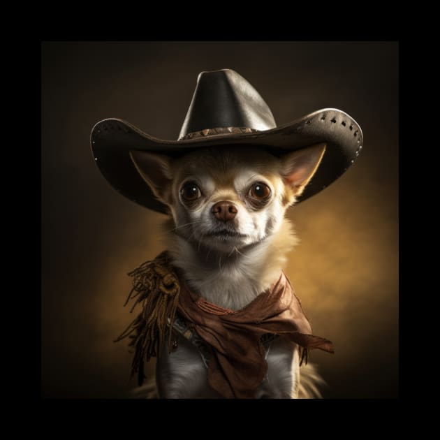 Cowboy Dog - Chihuahua by Merchgard