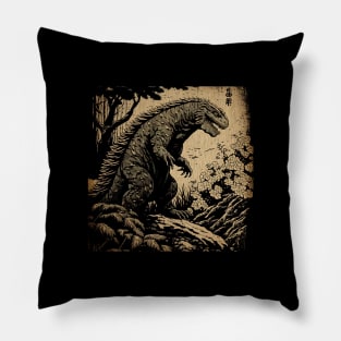 Vintage Kanju Monster Pillow