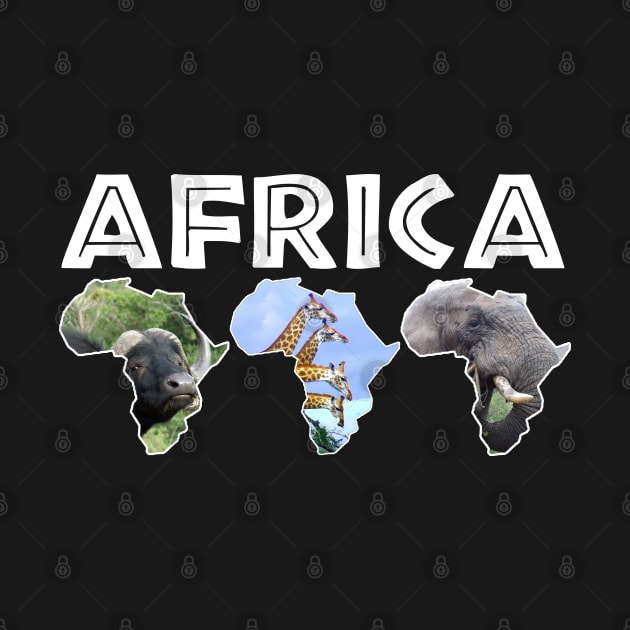 African Wildlife Continent Trio by PathblazerStudios