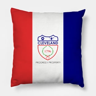 The city flag of Cleveland Pillow