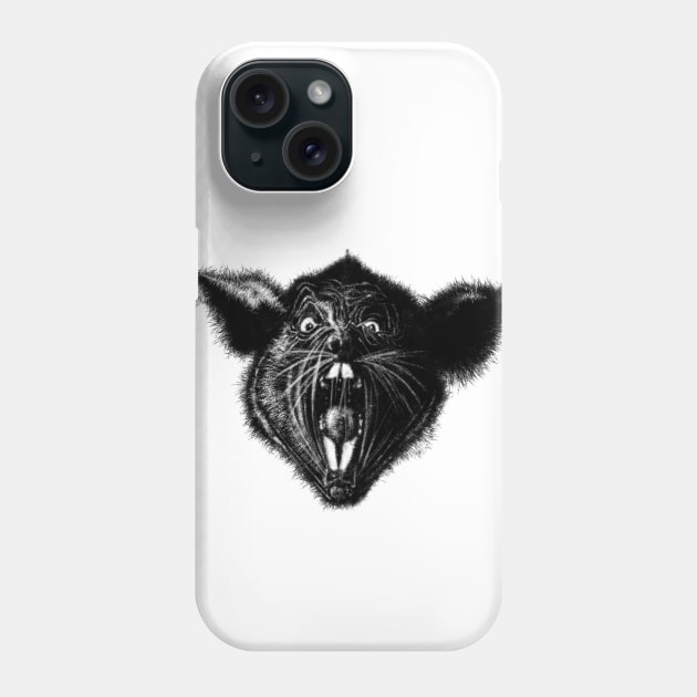 Rat Face Phone Case by DougSQ