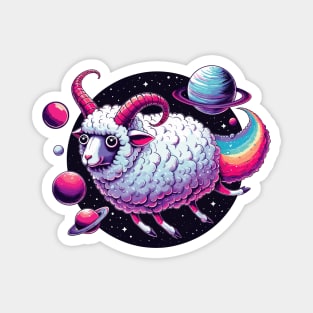 Space Sheep Magnet