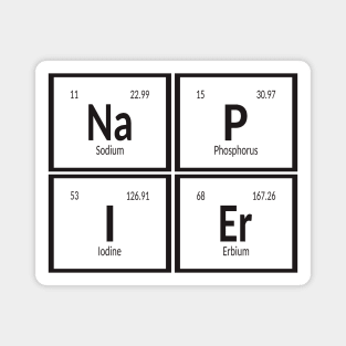 Napier City Table of Elements Magnet