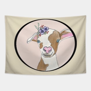 Goat lover Tapestry