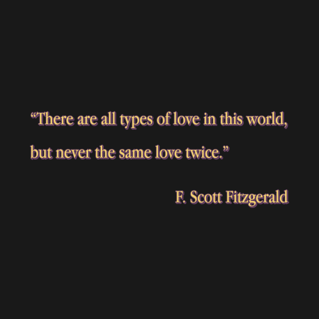 Quote of F. Scott Fitzgerald by Raimondi