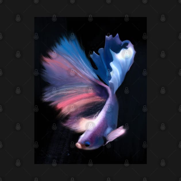 Beta Fish by dddusik random art