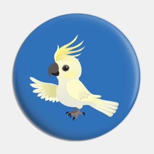 Cute Sulphur crested cockatoo Pin