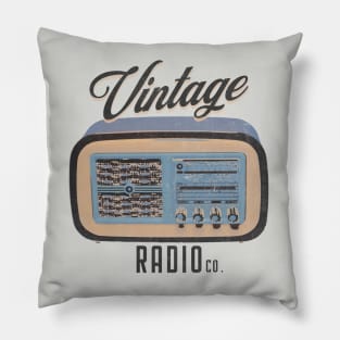 Vintage Radio Pillow