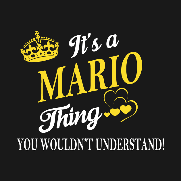 Its MARIO Thing You Wouldnt Understand by Fortune