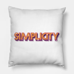 SIMPLICITY Pillow