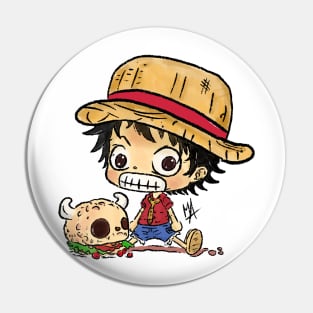 Chibi Monkey D. Luffy Pin