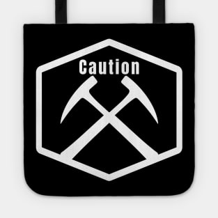 Funny - Caution Rockhound Crossing - Geology Tote