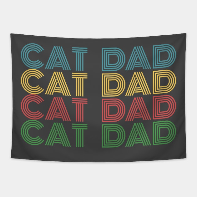 World's Best Cat Dad Tapestry by nonbeenarydesigns