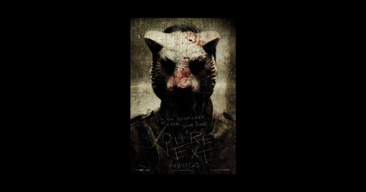 You're Next Movie Poster Tiger Mask - Youre Next - Sticker | TeePublic