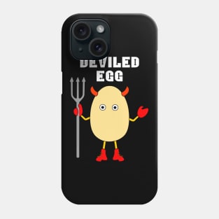 Deviled Egg White Text Phone Case