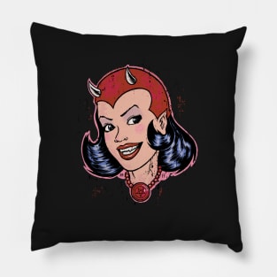 DEVIL GIRL Pillow