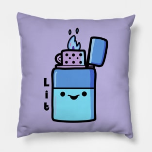 Little Blue Lighter Pillow