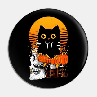 Halloween Cat Pin