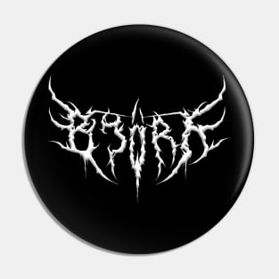 Bjork Metal Pin