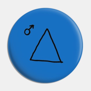 Boy Triangle Pin