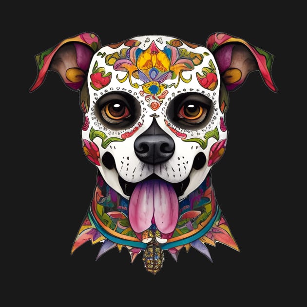 Sugar Skull Dog by ImaginativeInkPOD