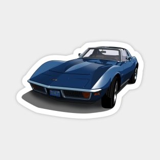 1970 Corvette Stingray in Bridgehampton Blue Magnet