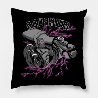 Lightning Aquarius (Pink) Pillow