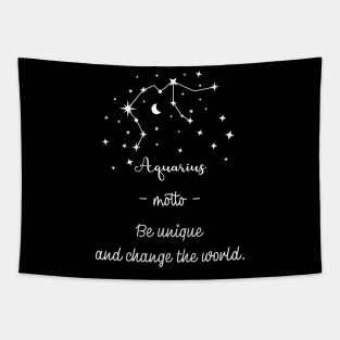 Key phrases of the zodiac signs: Aquarius Tapestry