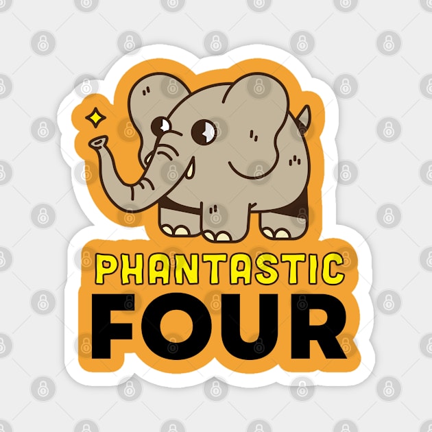 Phanstastic 4 tshirt and stickers Magnet by tshirt-beats