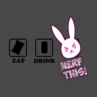 Eat, drink, NERF! - Color T-Shirt