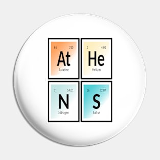 Athens City - Periodic Table Pin