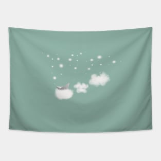 Swim there, you little cloud boat Tapestry