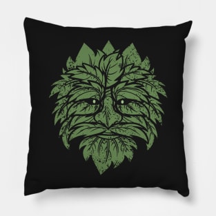 TRADITIONAL CELTIC WICCA PAGAN GREENMAN T-SHIRT AND MERCHANDISE Pillow