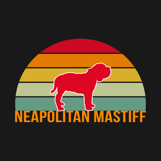 Neapolitan Mastiff Vintage Silhouette by khoula252018