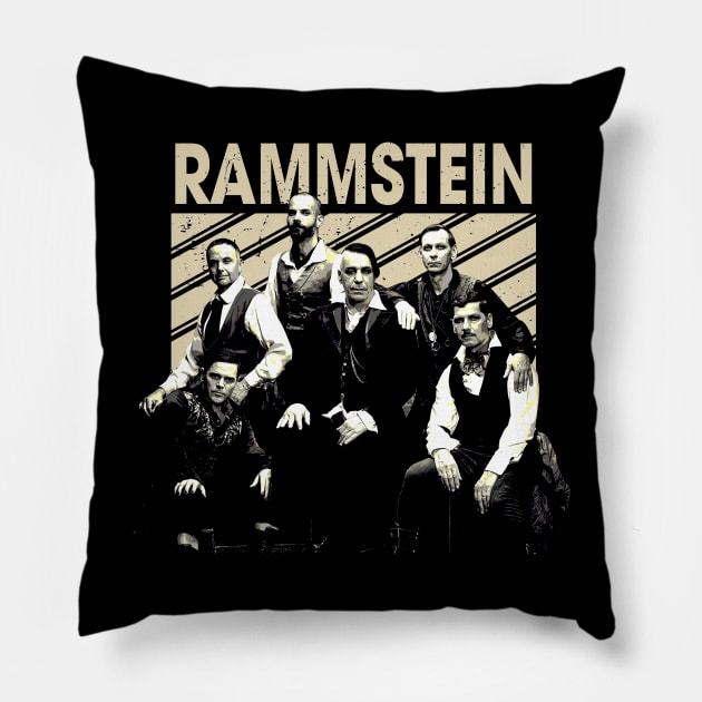 Classic Music Band Pillow by Smoking Robot