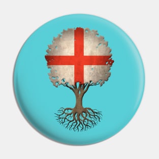 Tree of Life with English Flag Pin