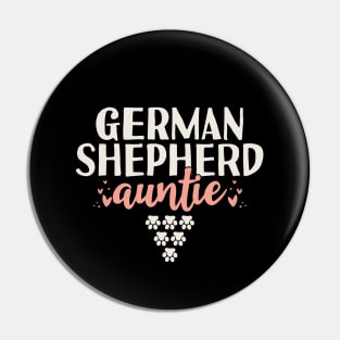 German Shepherd Auntie Gift Pin