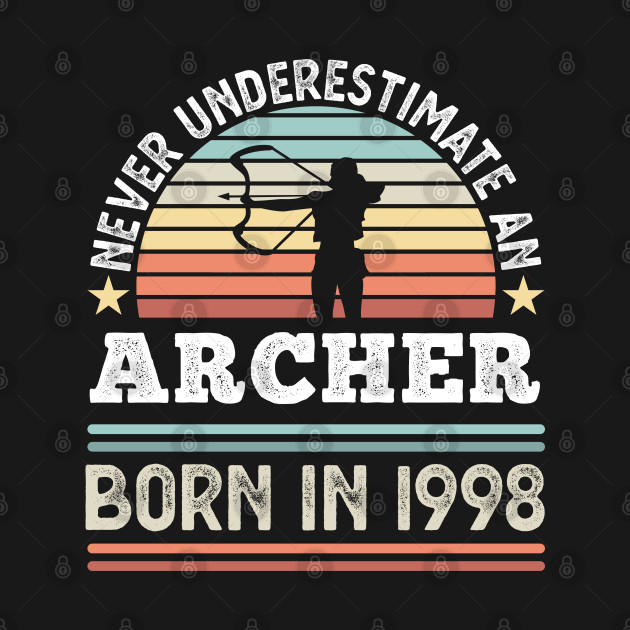 Discover Archer born 1998 30th Birthday Archery Gift - Archery - T-Shirt