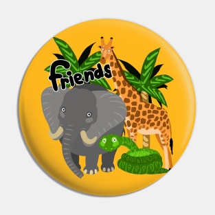 funny animals friends Pin