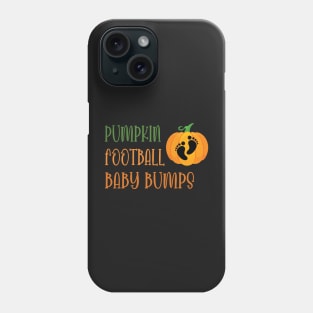 Pumpkin Football Baby Bumps / Football Pregnancy Announcement / Cute Halloween Pumpkin Gift New For Mom Phone Case