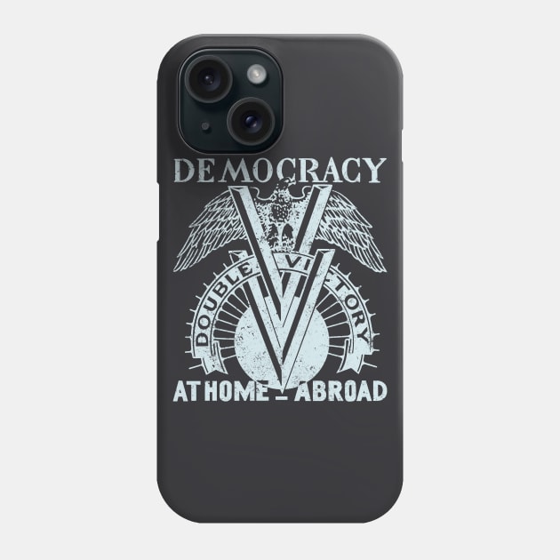 Democracy Double V - light Phone Case by ThirteenthFloor