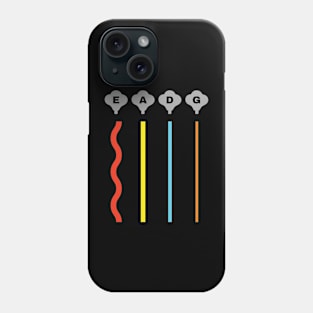 EADG Neon Colors Bass Strings Phone Case