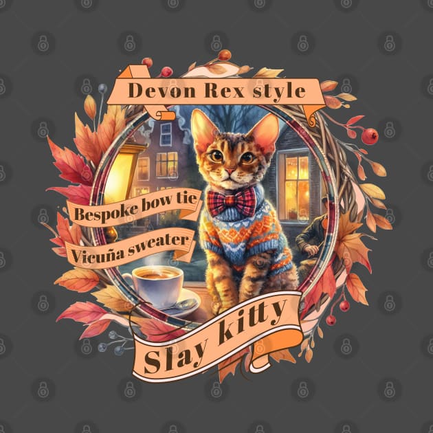 Cat Couture Bespoke Vicuña Slay Kitty Style 0AD by catsloveart