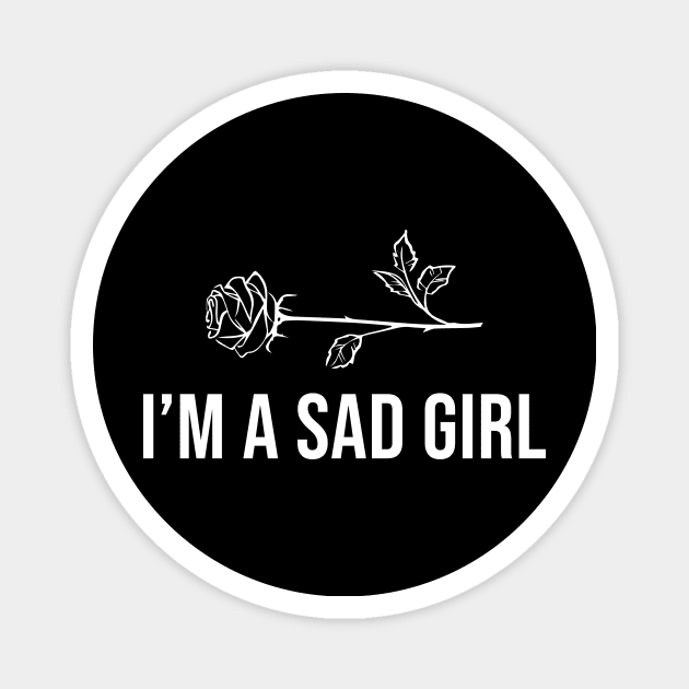 Anime Girl Sad Magnet for Sale by InsecurePuppet