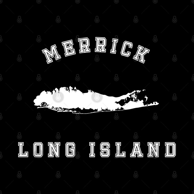 Merrick Long Island (Dark Colors) by Proud Town Tees