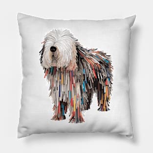 Komondor Dog Pet World Animal Lover Furry Friend Abstract Pillow