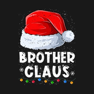 Brother Claus Christmas Santa Family Matching Pajama T-Shirt