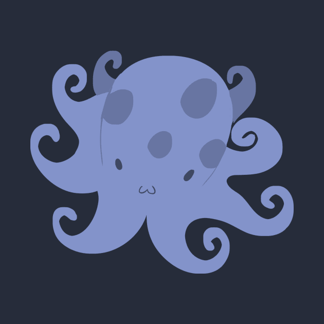 Purple Blue Octopus by saradaboru